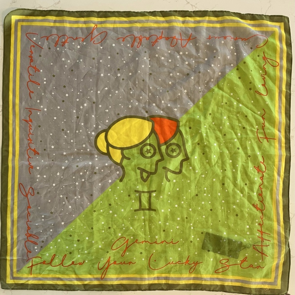 NWT FRAAS Cotton/Silk “Gemini” Scarf